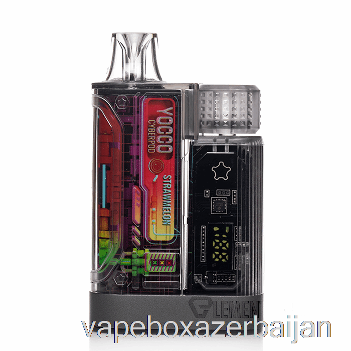 Vape Smoke YOCCO Cyberpod 12000 Disposable Strawmelon